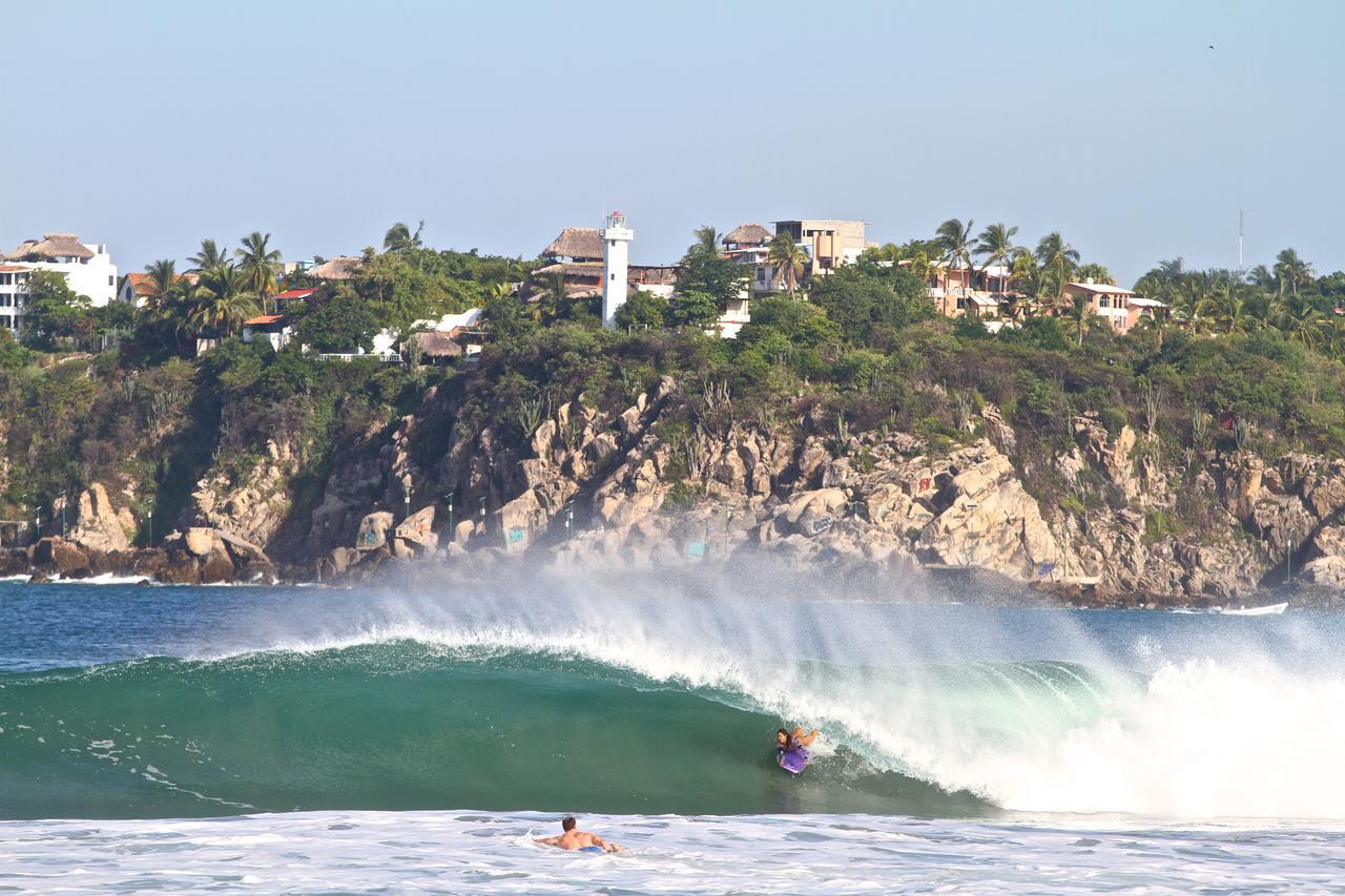 La Playita Beach House Puerto Escondido  Exterior photo